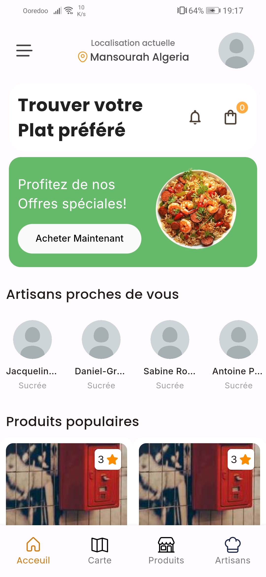Algeria Eats mobile screenshot 1