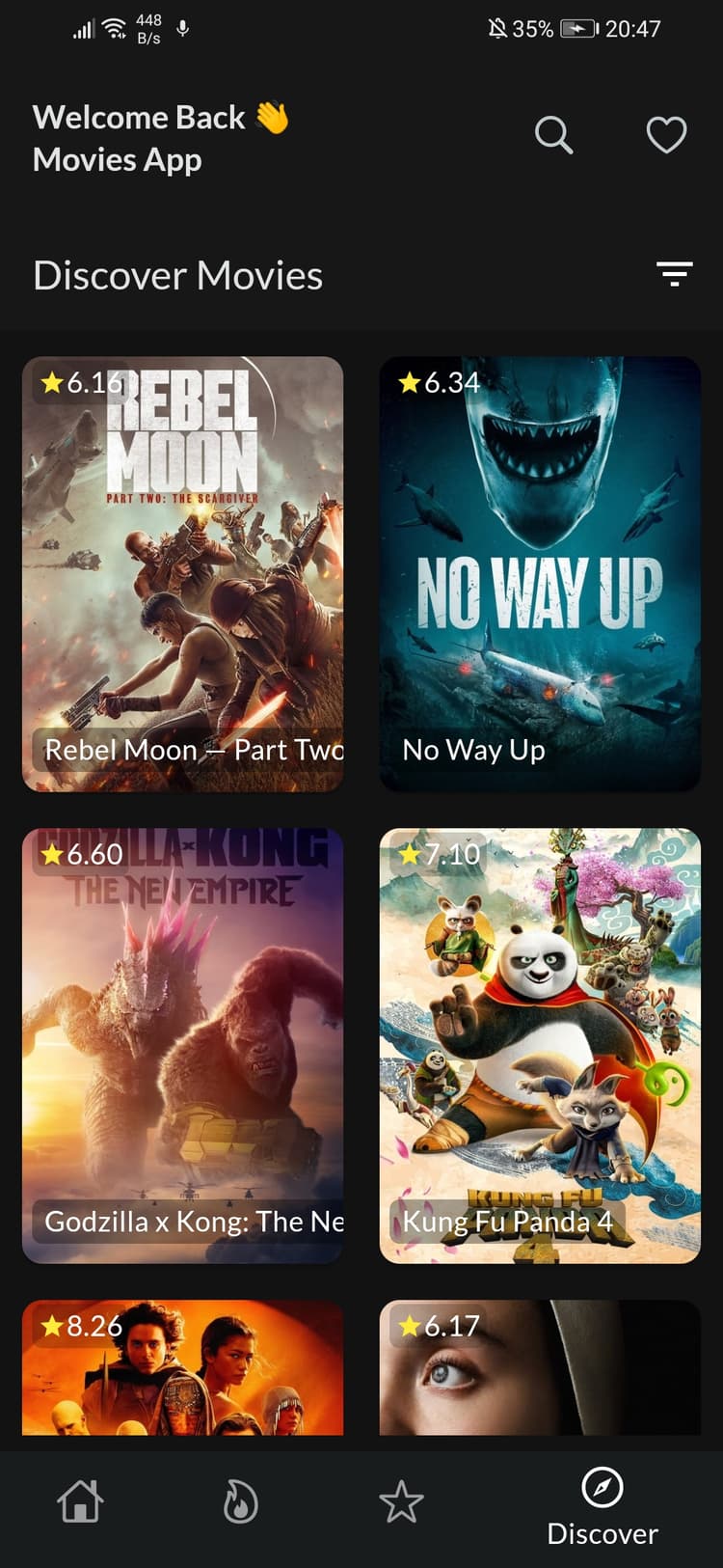 Movies App mobile screenshot 3