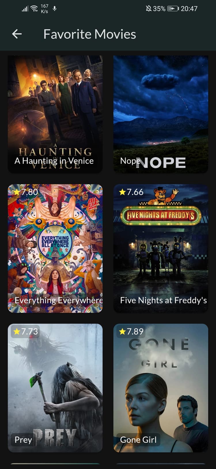 Movies App mobile screenshot 2